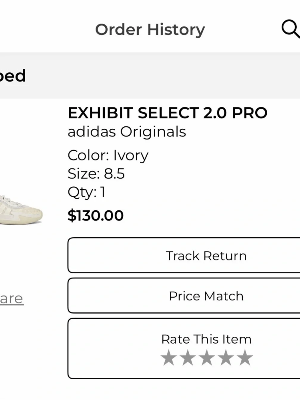 adidas Women's Cream/Off-White Athletic Sneakers with Coral Accent
